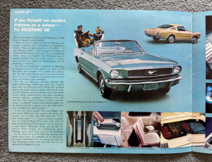 1966 Ford Range Preview Brochure Falcon Mustang Fairlane Galaxie Thunderbird - Image 10