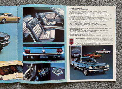 1966 Ford Range Preview Brochure Falcon Mustang Fairlane Galaxie Thunderbird - Image 11