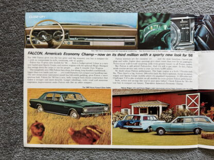 1966 Ford Range Preview Brochure Falcon Mustang Fairlane Galaxie Thunderbird - Image 12