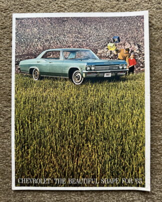 1965 Chevrolet Range Brochure Impala, Bel Air, Biscayne