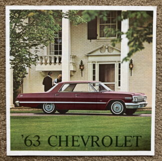 1963 Chevrolet Range Brochure Impala, Bel Air, Biscayne