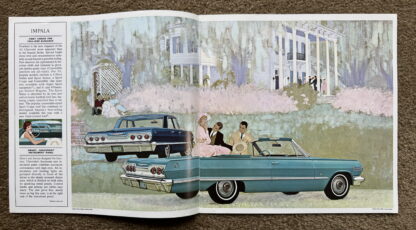 1963 Chevrolet Range Brochure Impala, Bel Air, Biscayne - Image 3