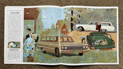 1963 Chevrolet Range Brochure Impala, Bel Air, Biscayne - Image 6