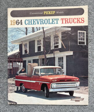 1964 Chevrolet Pickup Brochure C10, C20, C30 Fleetside, Stepside, Rampside