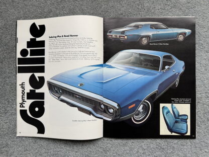 1972 Plymouth Chrysler Range Brochure Valiant, Fury, Barracuda, Satellite - Image 6