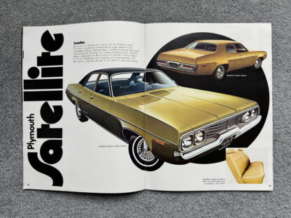 1972 Plymouth Chrysler Range Brochure Valiant, Fury, Barracuda, Satellite - Image 7