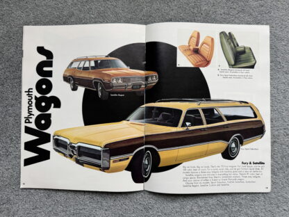 1972 Plymouth Chrysler Range Brochure Valiant, Fury, Barracuda, Satellite - Image 9
