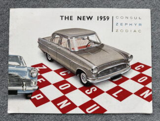 1959 Ford Zephyr, Zodiac, Consul Brochure