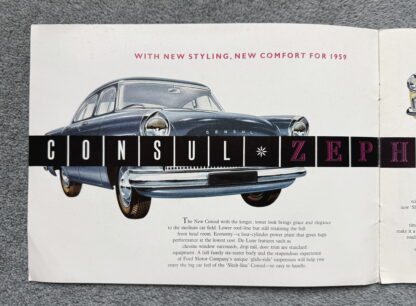 1959 Ford Zephyr, Zodiac, Consul Brochure - Image 2