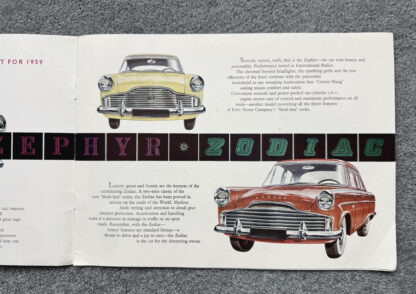1959 Ford Zephyr, Zodiac, Consul Brochure - Image 3