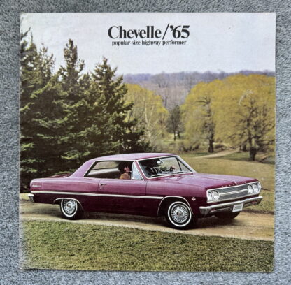1965 Chevrolet Chevelle, Malibu Brochure