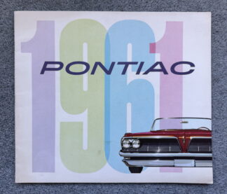 1961 Pontiac Premium Range Brochure Bonneville, Star Chief, Catalina, Ventura