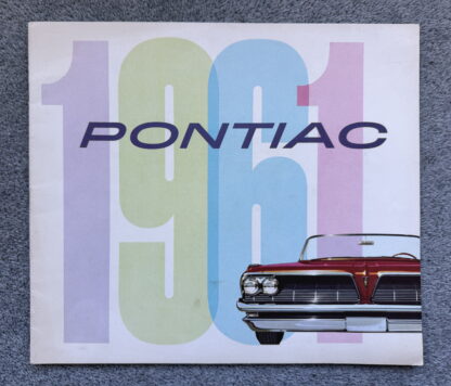 1961 Pontiac Premium Range Brochure Bonneville, Star Chief, Catalina, Ventura