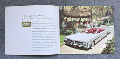1961 Pontiac Premium Range Brochure Bonneville, Star Chief, Catalina, Ventura - Image 2