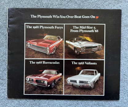 1968 Plymouth Range Brochure Valiant, Fury, Barracuda, Belvedere, VIP