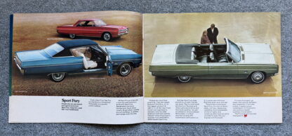 1968 Plymouth Range Brochure Valiant, Fury, Barracuda, Belvedere, VIP - Image 3