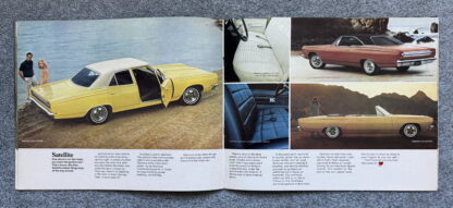 1968 Plymouth Range Brochure Valiant, Fury, Barracuda, Belvedere, VIP - Image 9