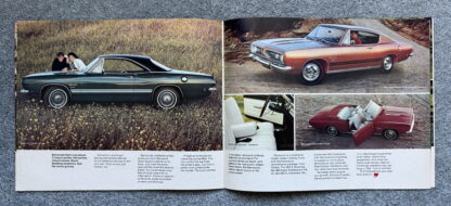 1968 Plymouth Range Brochure Valiant, Fury, Barracuda, Belvedere, VIP - Image 12
