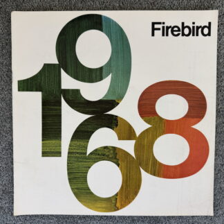 1968 Pontiac Firebird Brochure