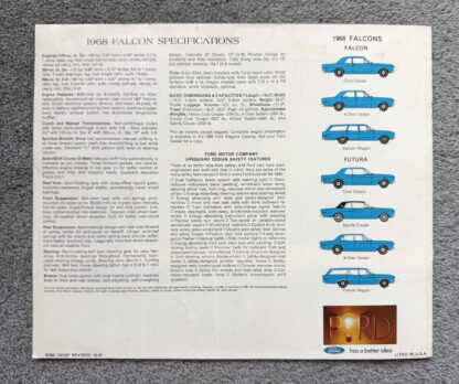 1968 Ford Falcon, Futura Brochure - Image 7