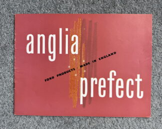 1954 Ford Anglia and Prefect Brochure