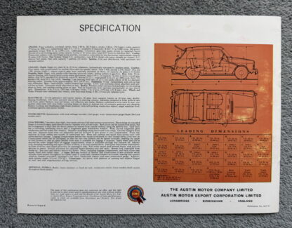1962 Austin A40 Brochure - Image 10