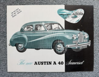 1952 Austin A40 Somerset Brochure