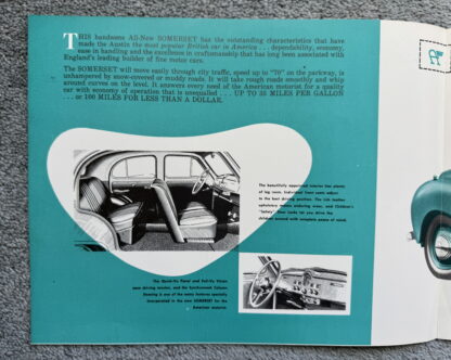 1952 Austin A40 Somerset Brochure - Image 3