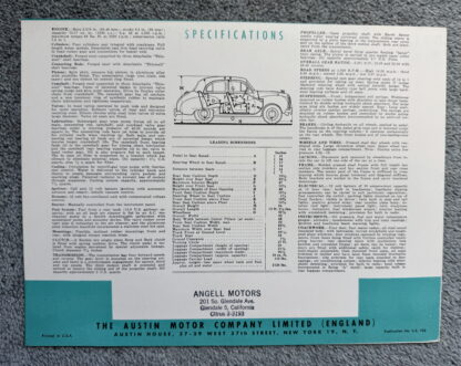 1952 Austin A40 Somerset Brochure - Image 5