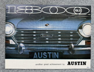 1968 Austin 1800 Mk II Brochure