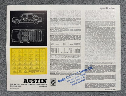 1968 Austin 1800 Mk II Brochure - Image 5