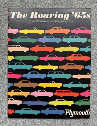 1965 Plymouth Range Brochure Valiant, Fury, Barracuda, Belvedere, Satellite