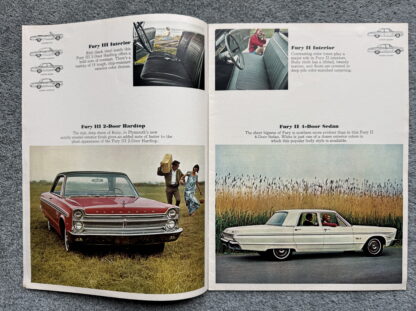 1965 Plymouth Range Brochure Valiant, Fury, Barracuda, Belvedere, Satellite - Image 3