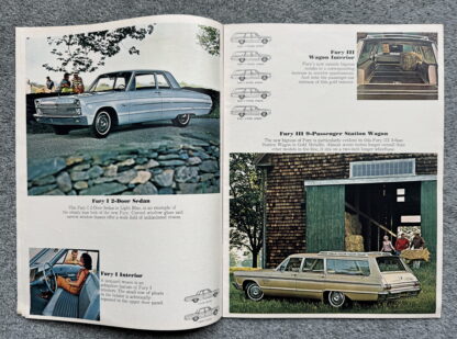 1965 Plymouth Range Brochure Valiant, Fury, Barracuda, Belvedere, Satellite - Image 4