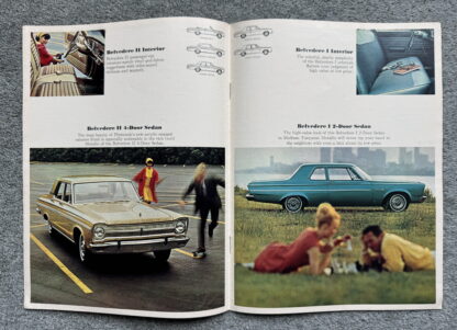 1965 Plymouth Range Brochure Valiant, Fury, Barracuda, Belvedere, Satellite - Image 6