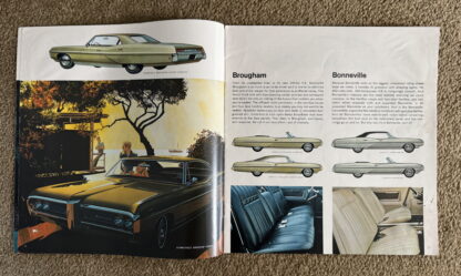 1968 Pontiac Range Brochure Firebird, GTO, Bonneville, Tempest, Catalina - Image 3