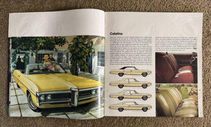 1968 Pontiac Range Brochure Firebird, GTO, Bonneville, Tempest, Catalina - Image 5