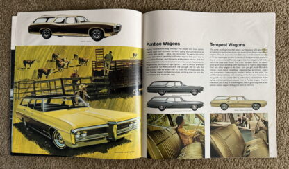 1968 Pontiac Range Brochure Firebird, GTO, Bonneville, Tempest, Catalina - Image 9