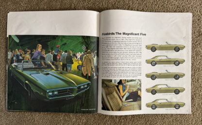 1968 Pontiac Range Brochure Firebird, GTO, Bonneville, Tempest, Catalina - Image 10