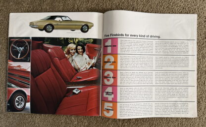 1968 Pontiac Range Brochure Firebird, GTO, Bonneville, Tempest, Catalina - Image 11