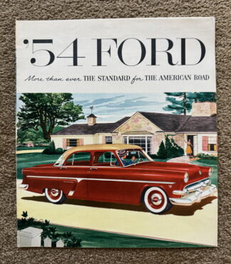 1954 Ford Range Brochure Crestline, Customline, Mainline, Wagons