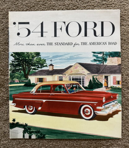 1954 Ford Range Brochure Crestline, Customline, Mainline, Wagons