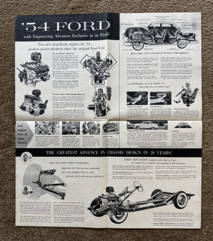 1954 Ford Range Brochure Crestline, Customline, Mainline, Wagons - Image 5
