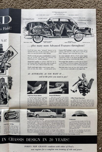 1954 Ford Range Brochure Crestline, Customline, Mainline, Wagons - Image 7