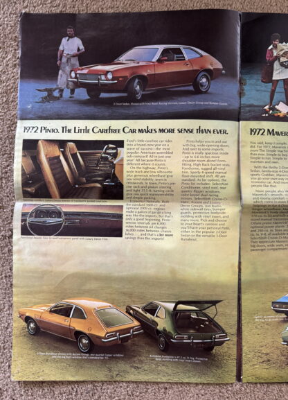1972 Ford Range Brochure Mustang, LTD, Galaxie, Custom, Torino, Thunderbird - Image 2