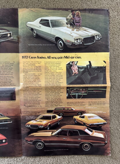 1972 Ford Range Brochure Mustang, LTD, Galaxie, Custom, Torino, Thunderbird - Image 6