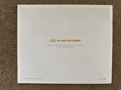 2010 Chevrolet Camaro Brochure - Image 11