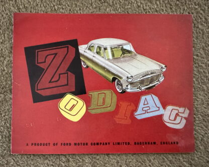 1959 Ford Zodiac Mark II Brochure