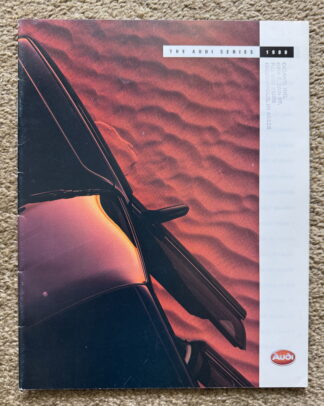1989 Audi 80, 90, 100, 200, Avant Brochure