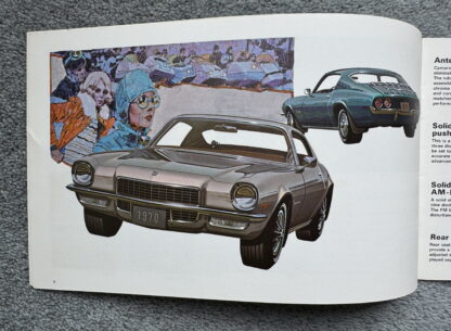 1970 Chevrolet Corvette, Camaro Accessories Brochure - Image 4